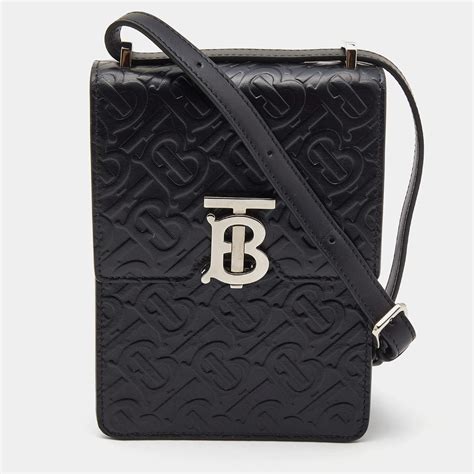 burberry robin|Monogram Leather Robin Bag in Black .